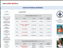 Tablet Screenshot of kursy-wopr.pl